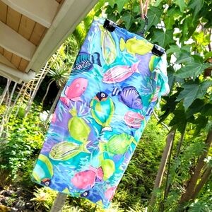 Aquatic Themed Swim Coverup By DIANE VON FURSTENBERG